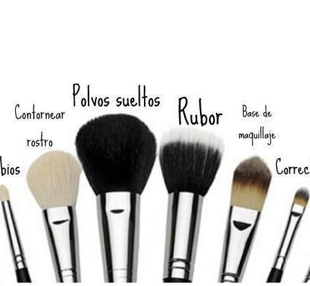 tipos de brochas de maquillaje